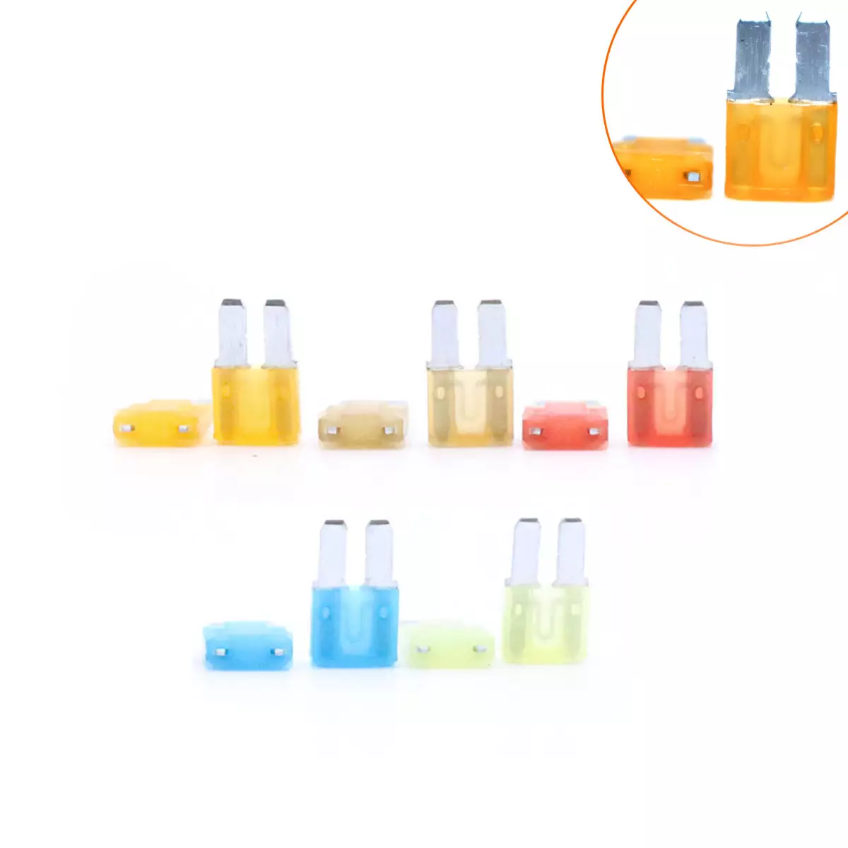 10 Micro2 ATR car insurance films 5A 7.5A 10A 15A 20A each 2 long -foot mini