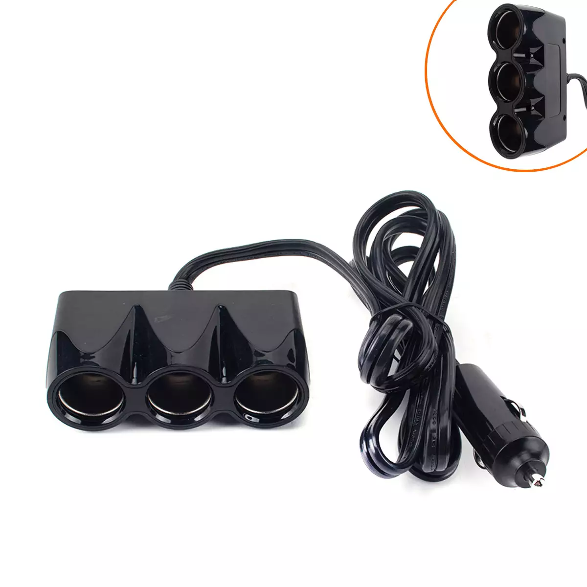 12-24V, one drag, three vehicles, laid-up cigarette lighter socket high-power vehicle-carrier charger 3 socket cigarette lighters 12-24V, one drag, three vehicles, laid-up cigarette lighter socket high-power vehicle-carrier charger 3 socket cigarette lighters