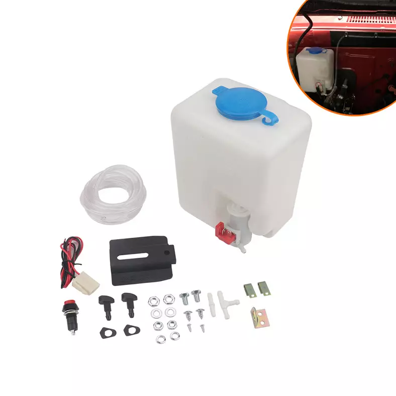 12V 1.5L car universal windshield washing bottle cleaning bottle cleaning bottle set wiper spray kettles set