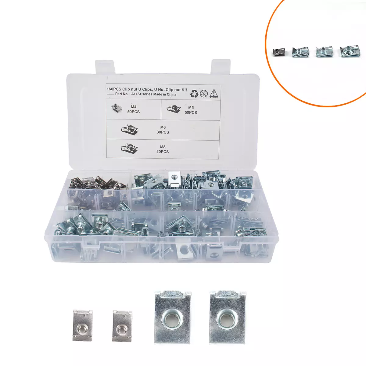 160 only reed inB -type spring chip nut,spring nut,scallion ofscallion,nut span nut