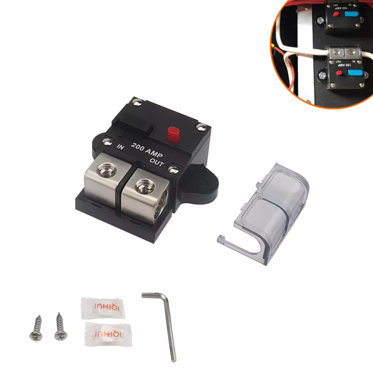 200A250A Automobile Audio can restore circuit breaker car audio insurance wire switch switching power