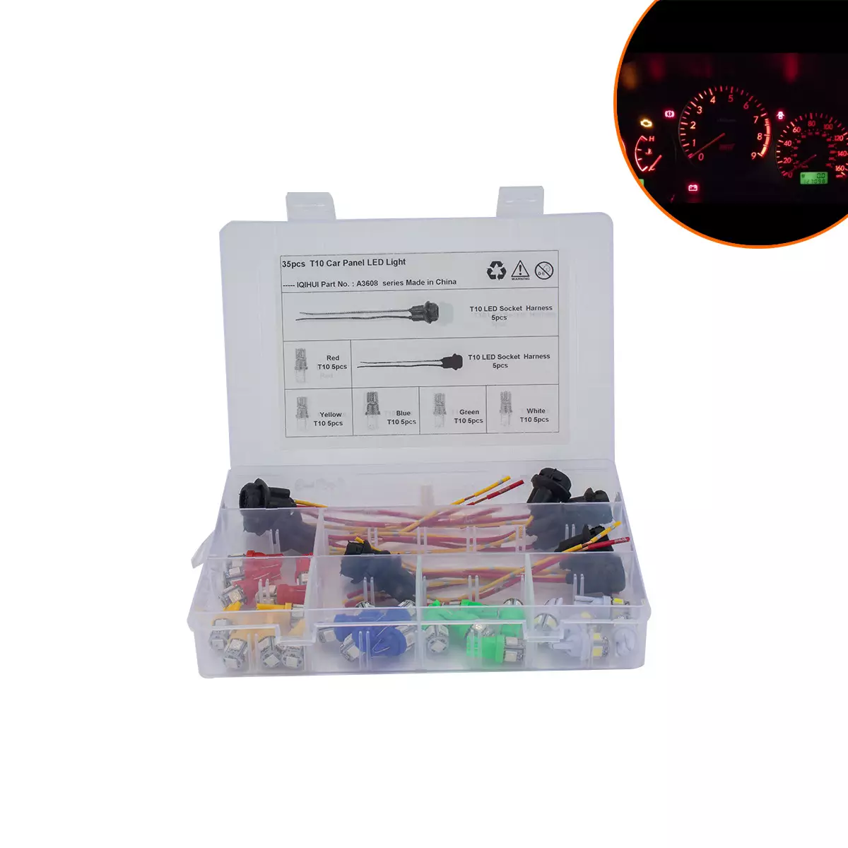 35 foreign trade -T10 cars, motorcycle modification LEDs, turning lights, wide lamps with lamp seats