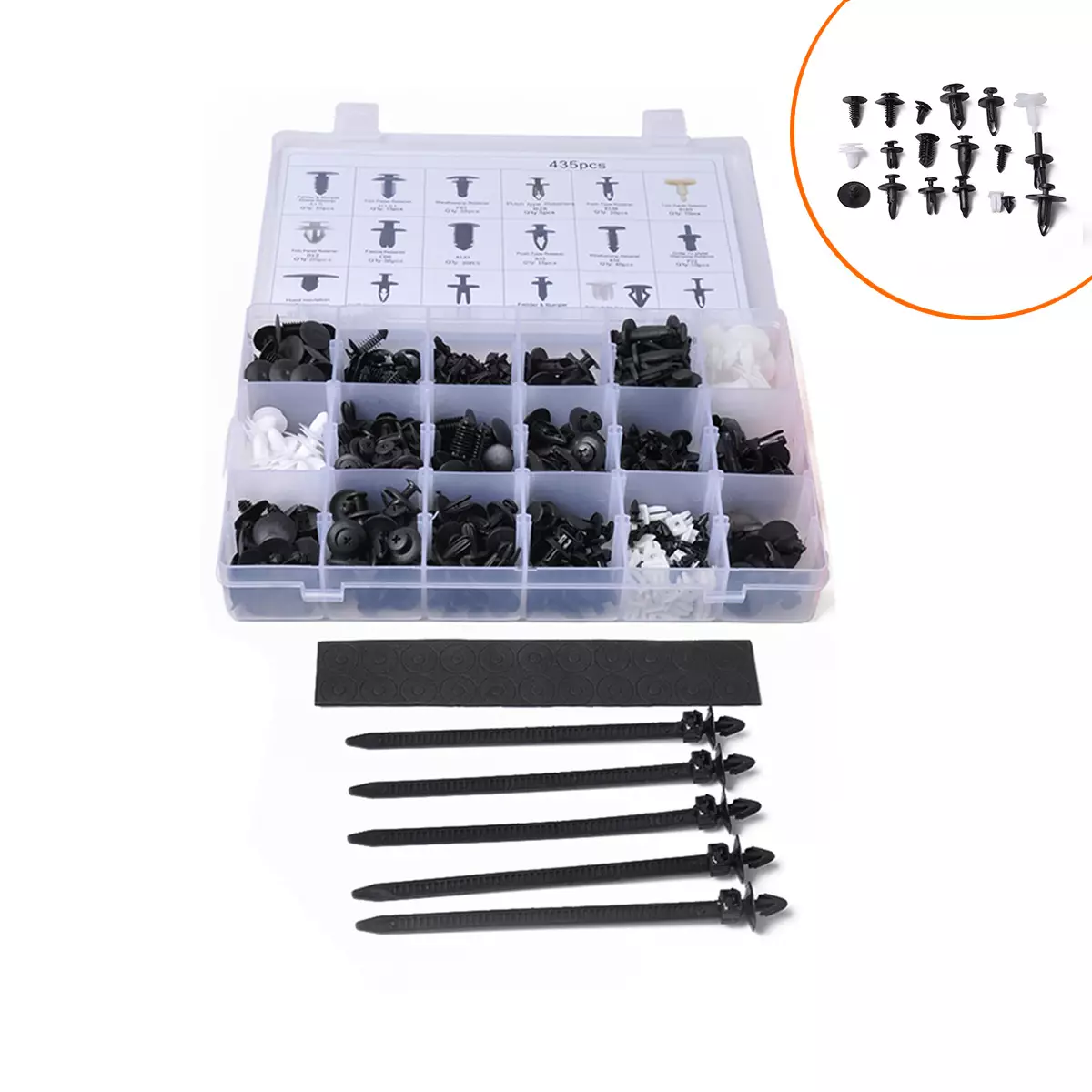 435pc box buckle- for Ford/JEEP car door panel lining bumper buckle door