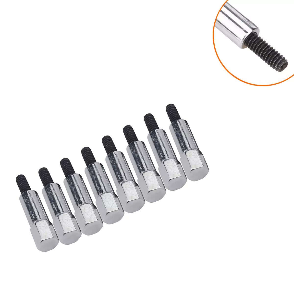 8 Plattering Valley Cover Plating Step Bolt Bolt Six -Horbin Bolt Kit for Chevrolet