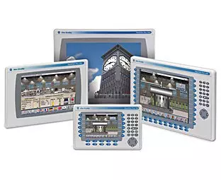 AB Rockwell 2711p-B12C4D1 touch screen DC input standard AB human machine interface