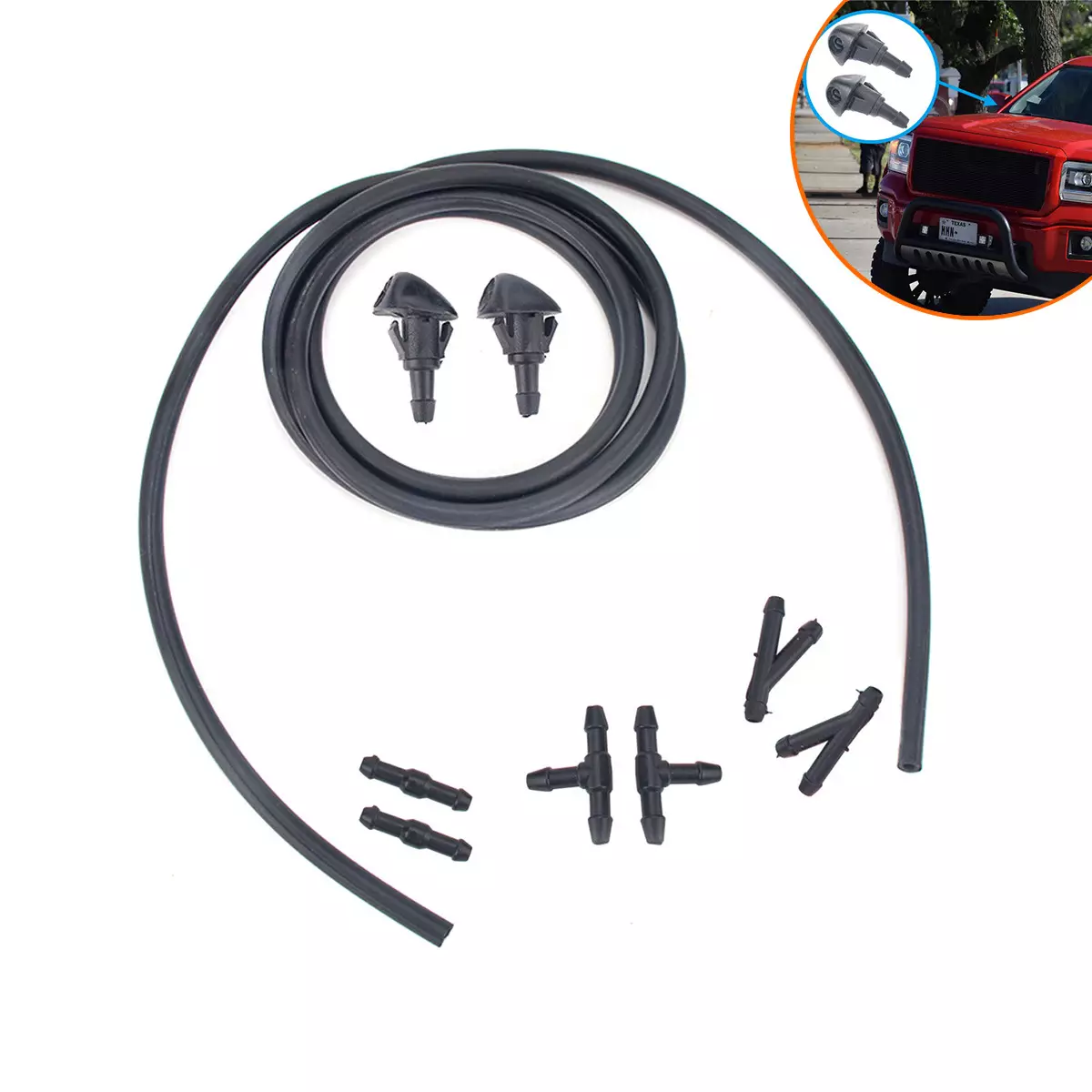 Auto parts foreign trade car front windshield water spraying mouth cleaning set 76810S10A02 for Honda