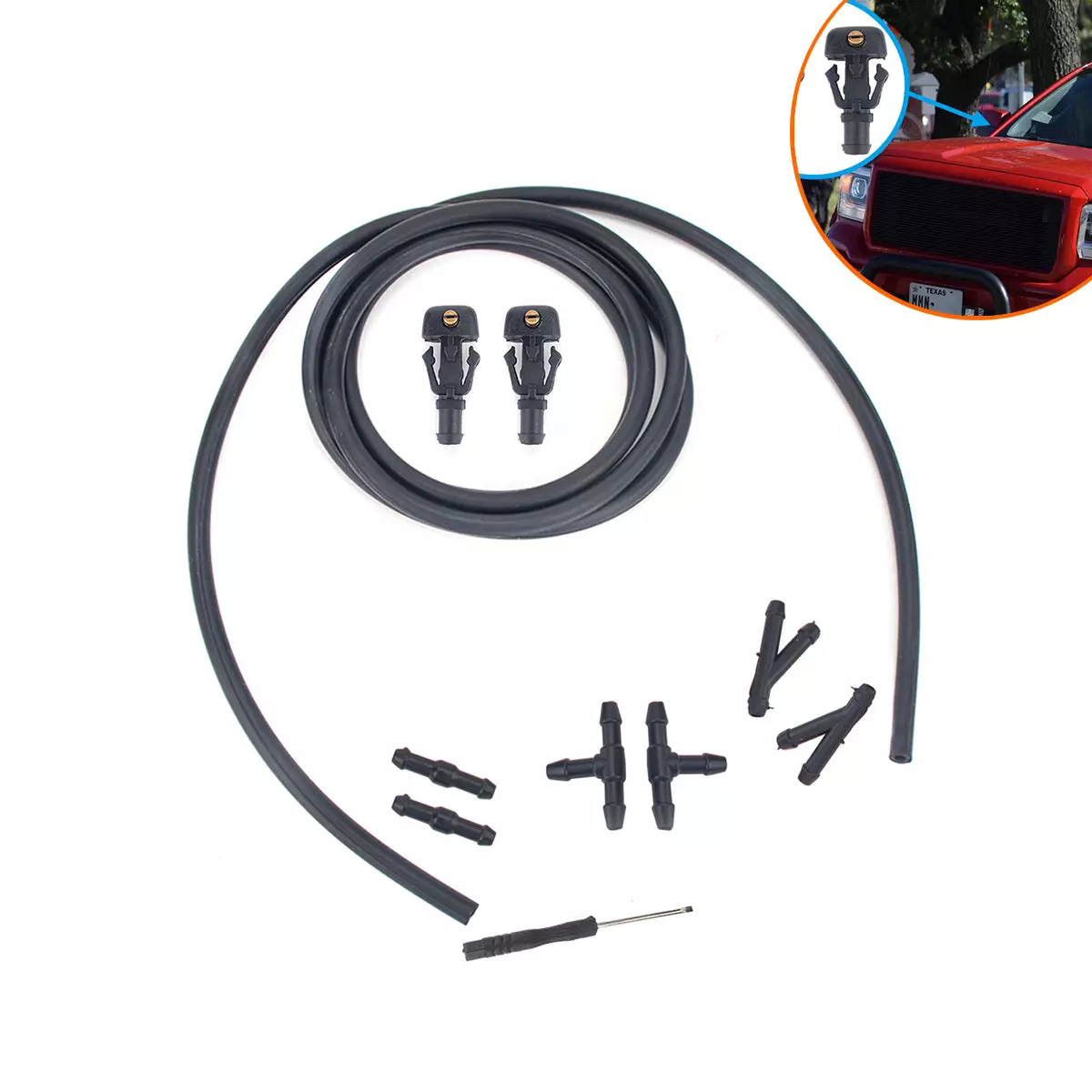 Auto parts front windshield water jet mouth sleeve clean 3W7Z17603AA for Ford F-150