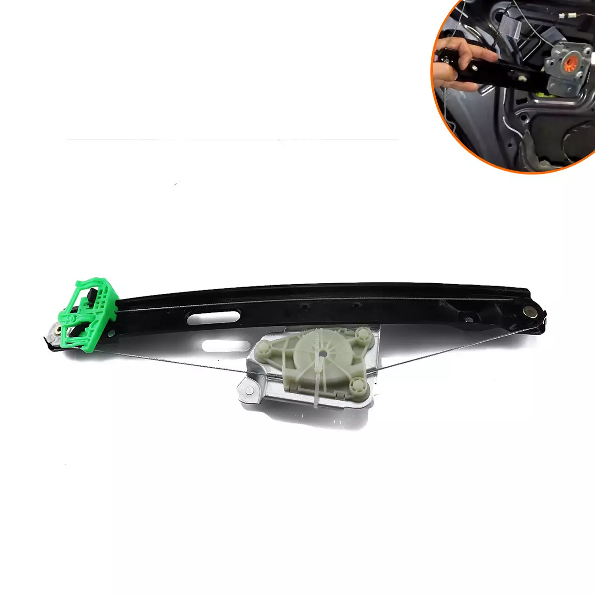 Auto parts left rear glass lifterfor BMW 3 Series window regulator bracket 51357140589