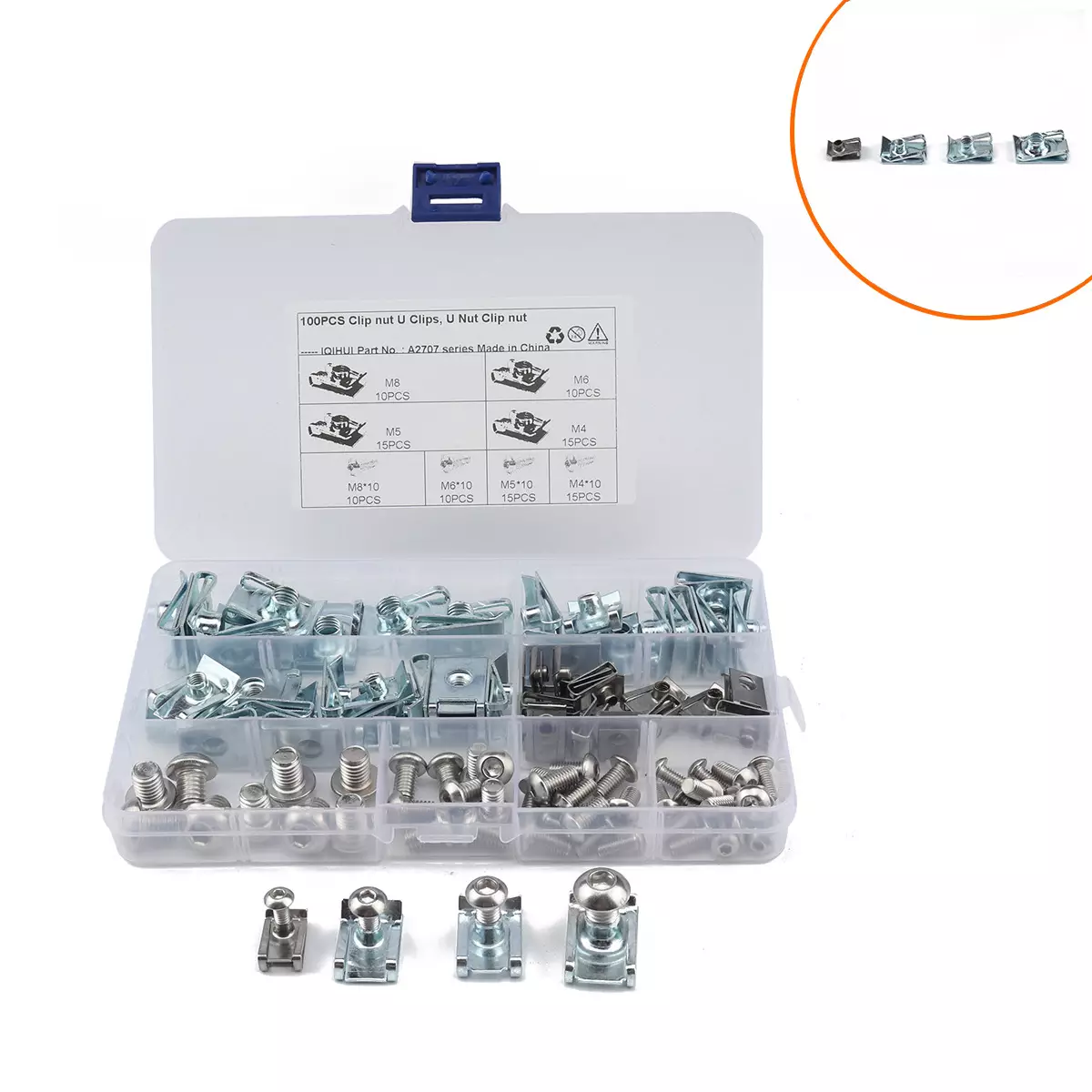 border 100PCS box-clamping nut/B type reed nut/card self-attack nut/shoton nut