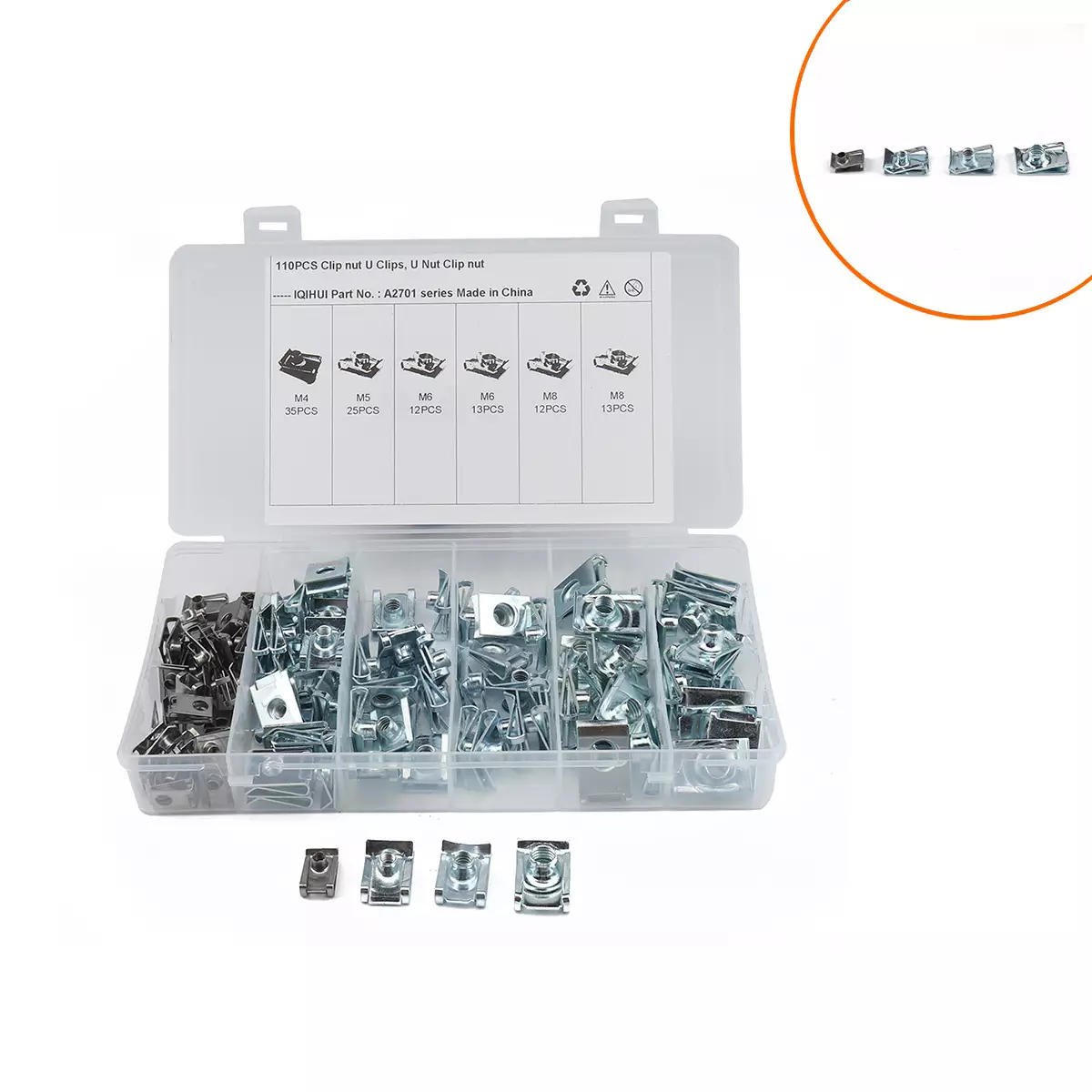 border 110 boxes-clamping nut/B type reed nut/name splint nut-for car motorcycle