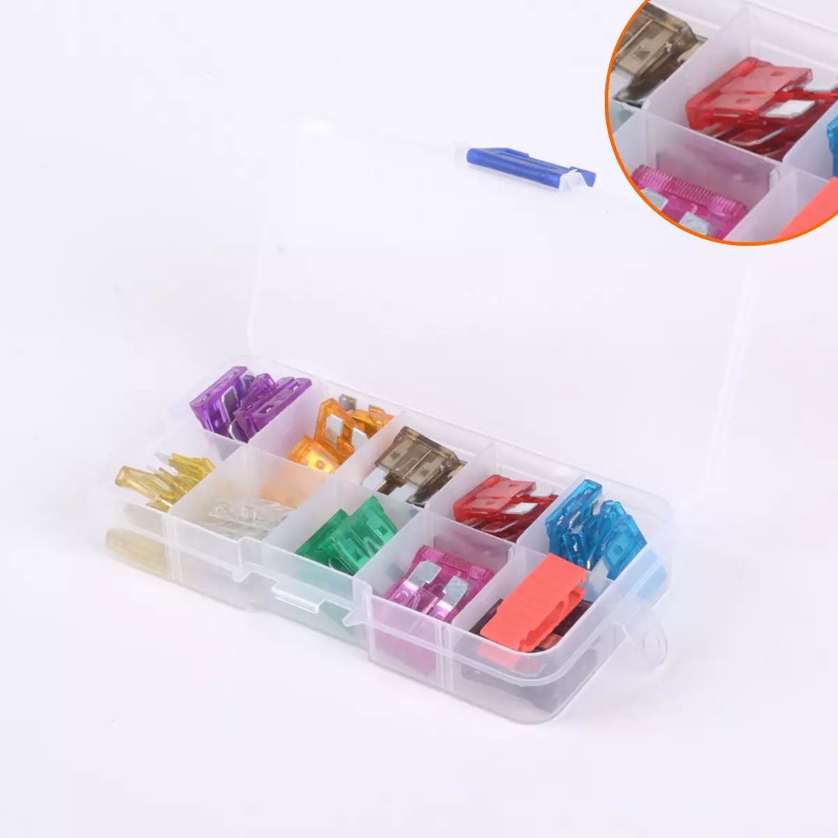 border auto parts 3A-40A medium-sized fuse fuse zinc alloy plug-in car fuse