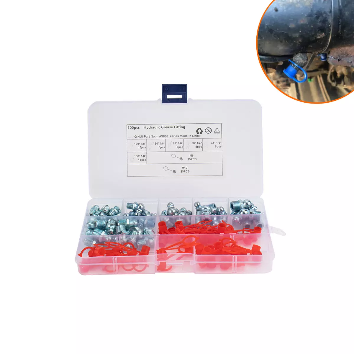 border auto parts 45 ° 90 ° 180 ° butter mouth hexagonal head British iron oil mouth straight curved type