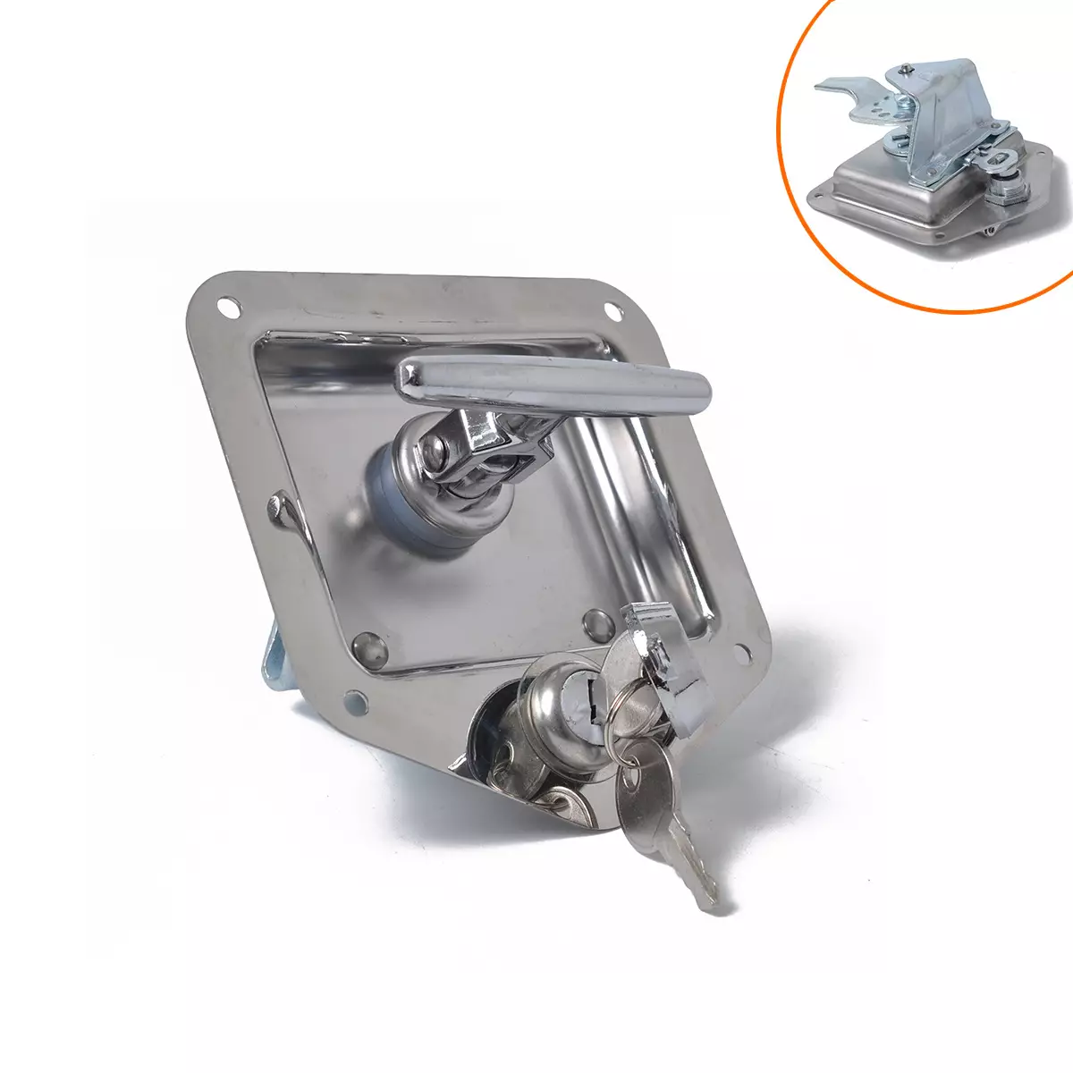 border best -selling boutique car yacht door lock accessories stainless steel tool box lock T type tool box lock