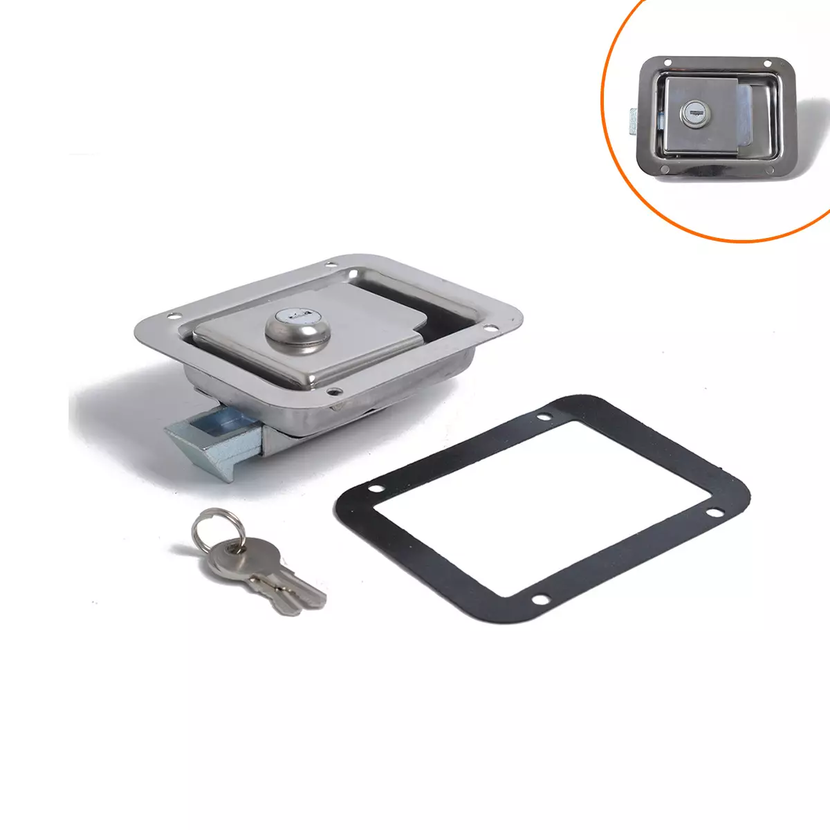 border best -selling stainless steel panel door lock RV tool box lock plane tool lock combination