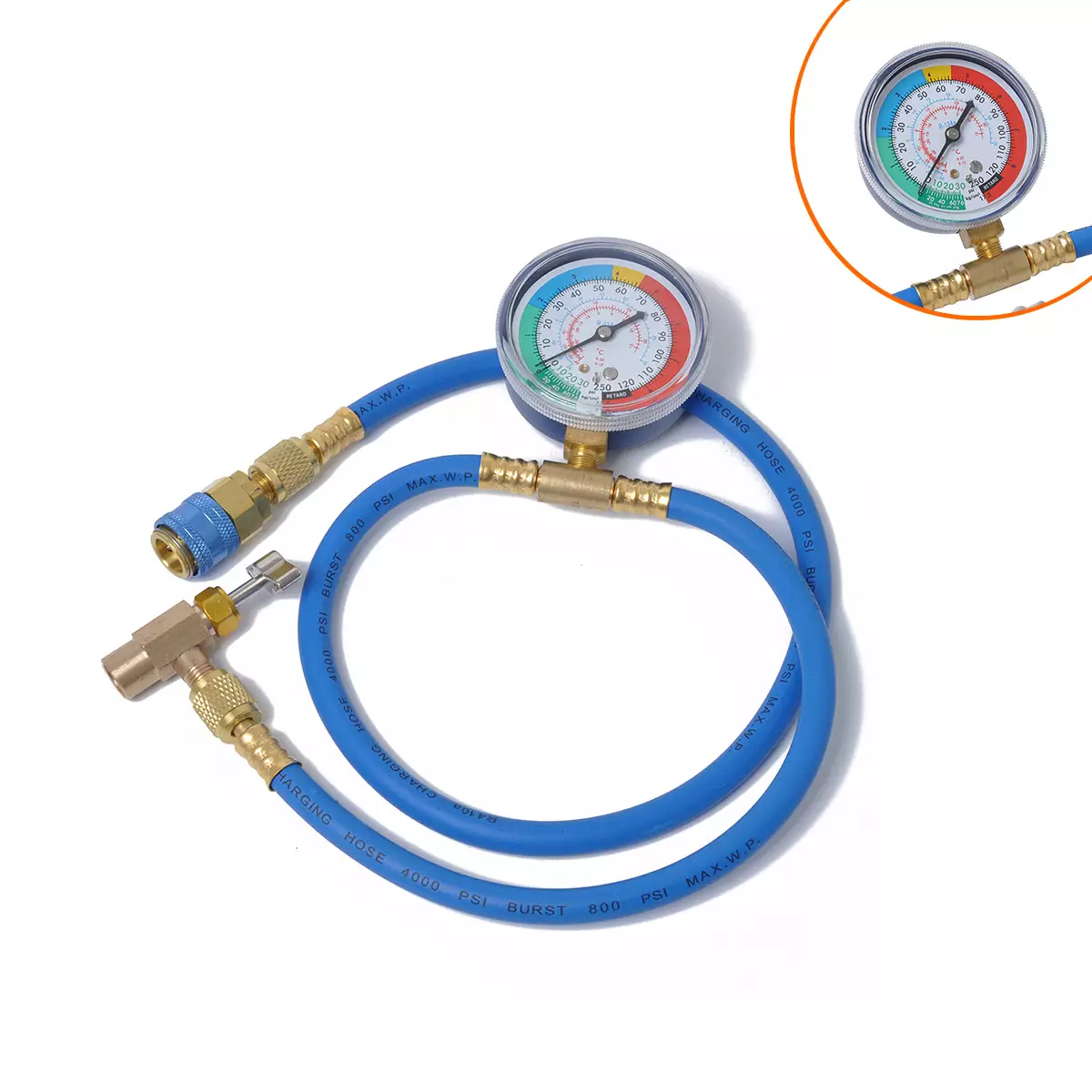 border boutique combination 134A plus fluorine meter refrigerant pressure meter automotive air -conditioning plus fluorine tube refrigerant plus pipe tube