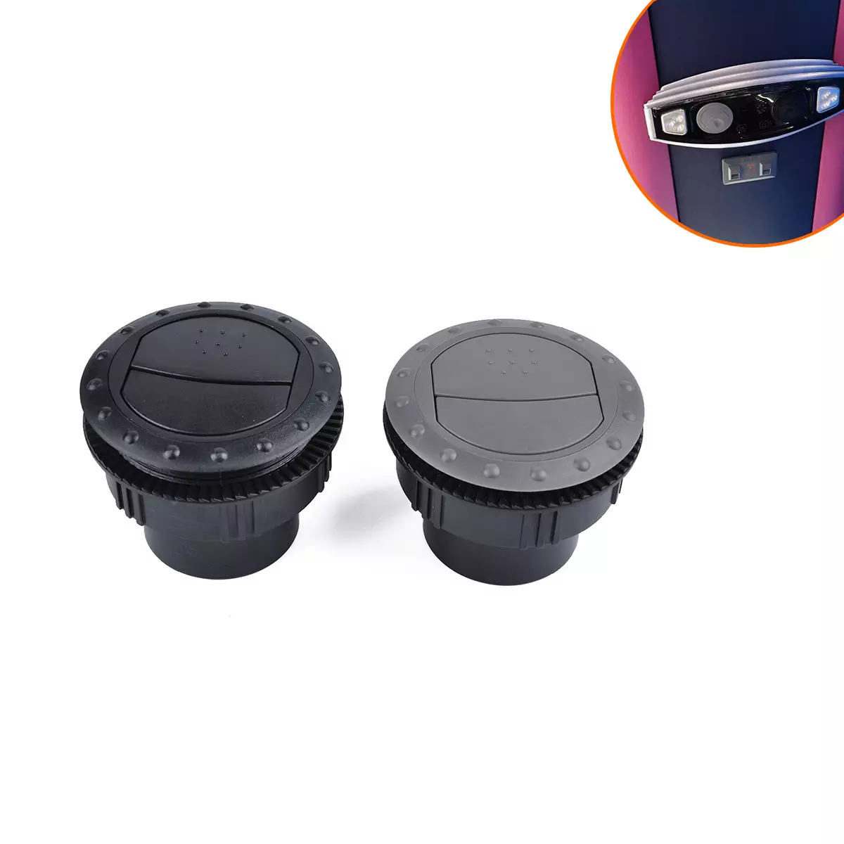 border boutique RV modification accessories RV 10,000 -way air -conditioned air outlet circular bus air -conditioning outlet