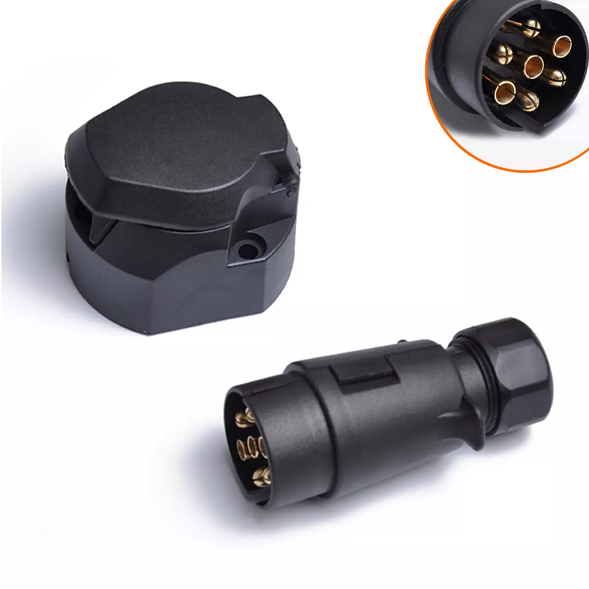 border explosion car 12V7 core trailer jinjie plug power connecter connecting head