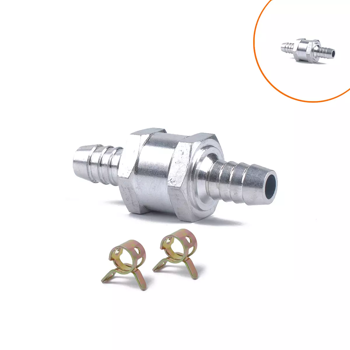 border fuel uniional stop valve 10mm+throat hoop φ14mm for caravan and RV