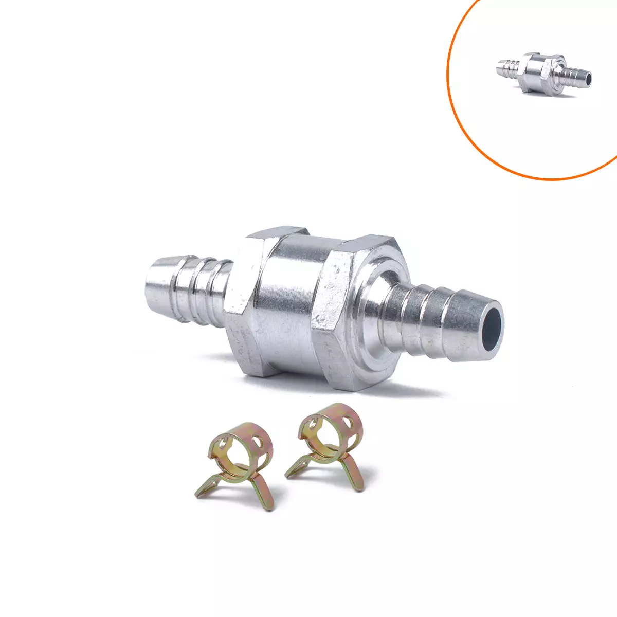 border fuel uniional stop valve 6mm+throat hoop φ10mm for caravan and RV