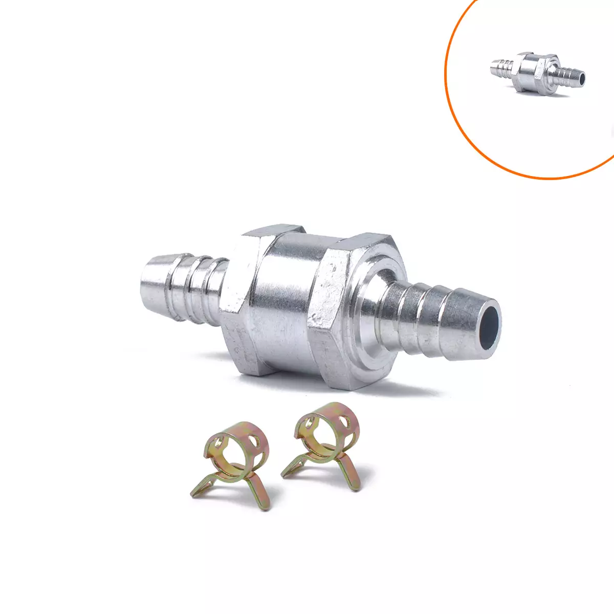 border fuel uniional stop valve 8mm+throat hoop φ12mm for caravan and RV