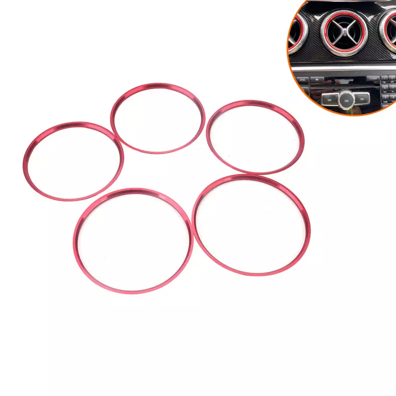 border hot -selling 5 packed red/golden/blue air -conditioned air -conditioned air outlet Decoration circles out ofair outlet decoration circle
