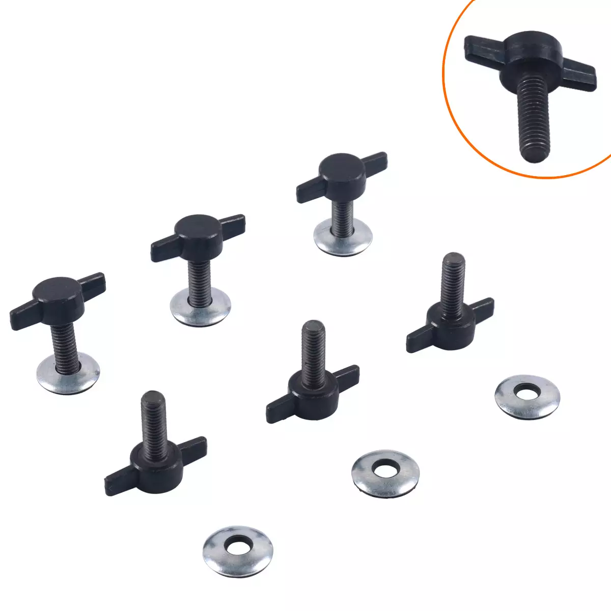 border hot -selling 6 -loaded roof fast disassembly nut bolts modified roof screws are for jeep