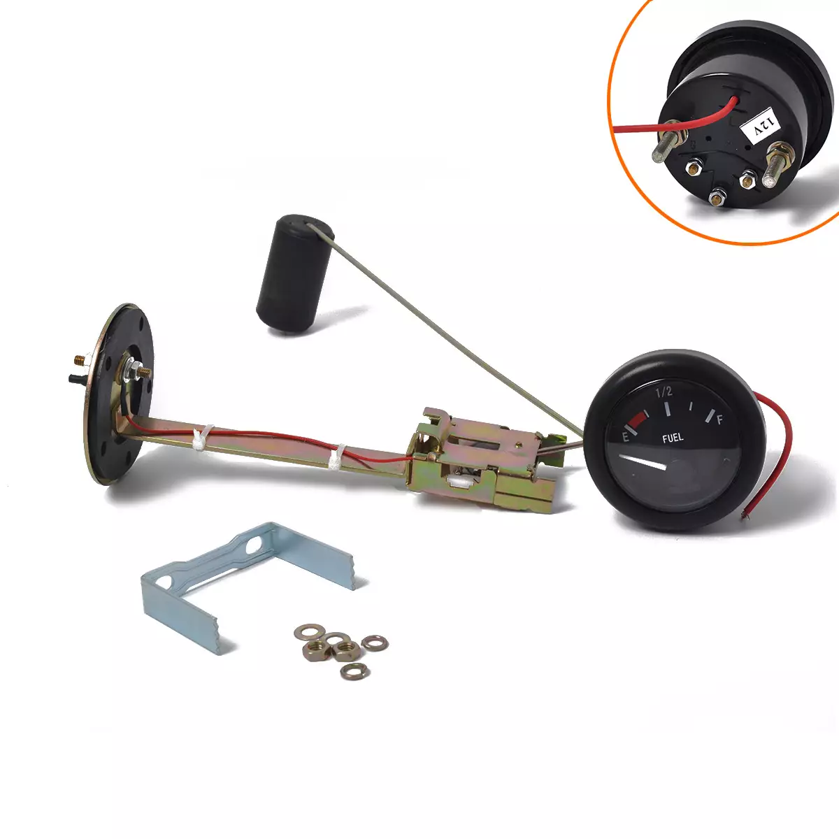 border ship hardware combination assembly 12V indicator lamp oil level meter oil volume alarm sensor