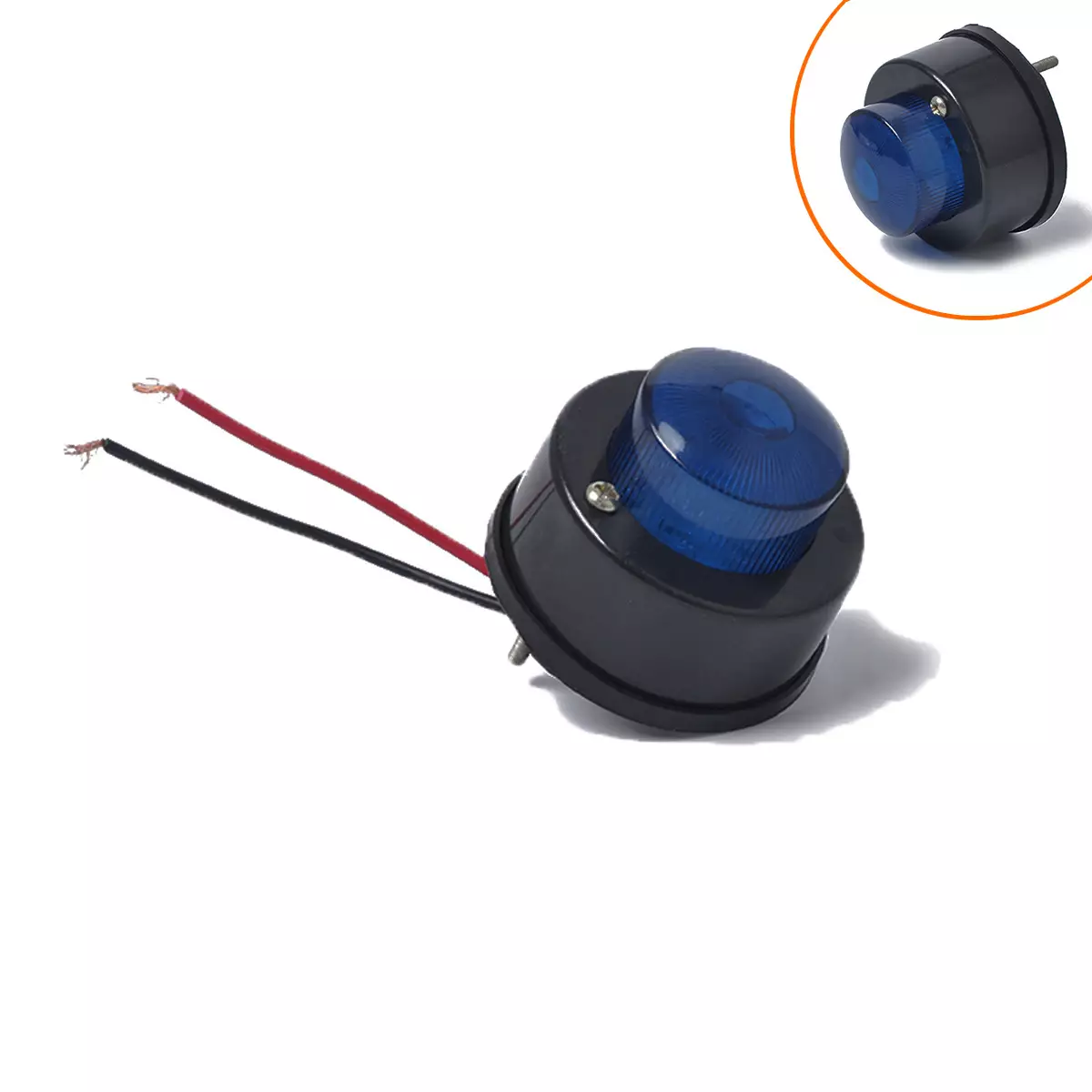 border truck collecting trucks 7 LED side lights blue 24V side lights anti -fog warning demonstration wide light single