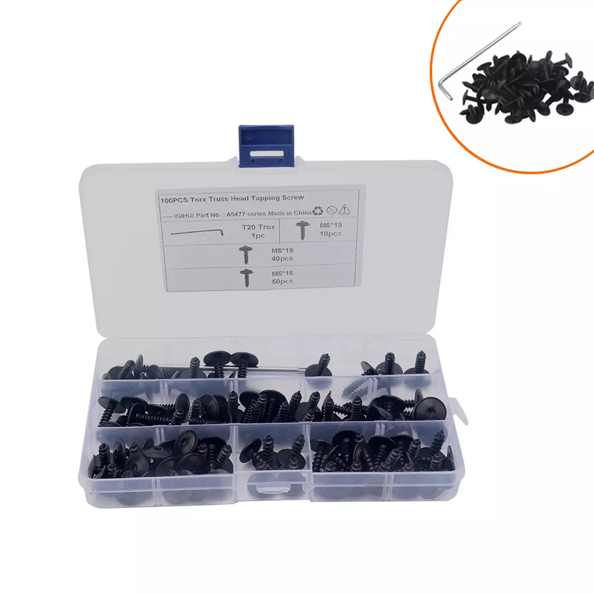 Car leaf board self -attack screw leaf board lining fixing screw manganese steel shield clay screw screw