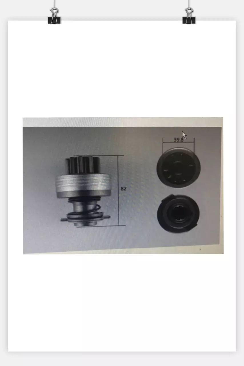 Carter excavators starting motor motor gear uniioner 3575205 starting motor motor gear 10 teeth 10 flowers