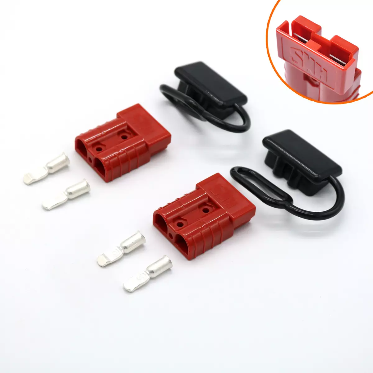 Changjie Forklift 50A Connection 600V Inserter Dual Power Connection (one pair)