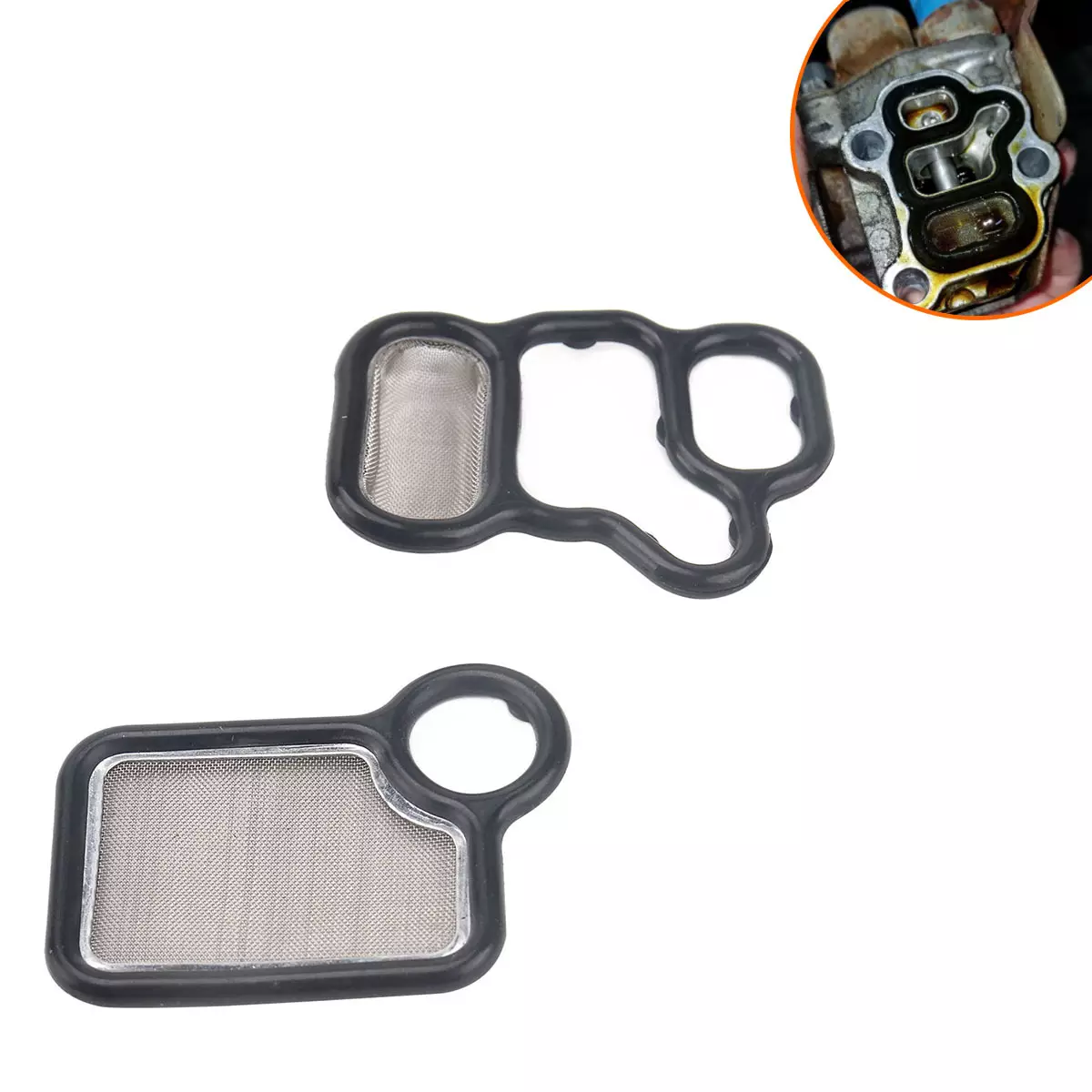 CRV solenoid valve cushion filter O-shaped ring skate valve filter 15815-raa-a01 isfor Honda Accord