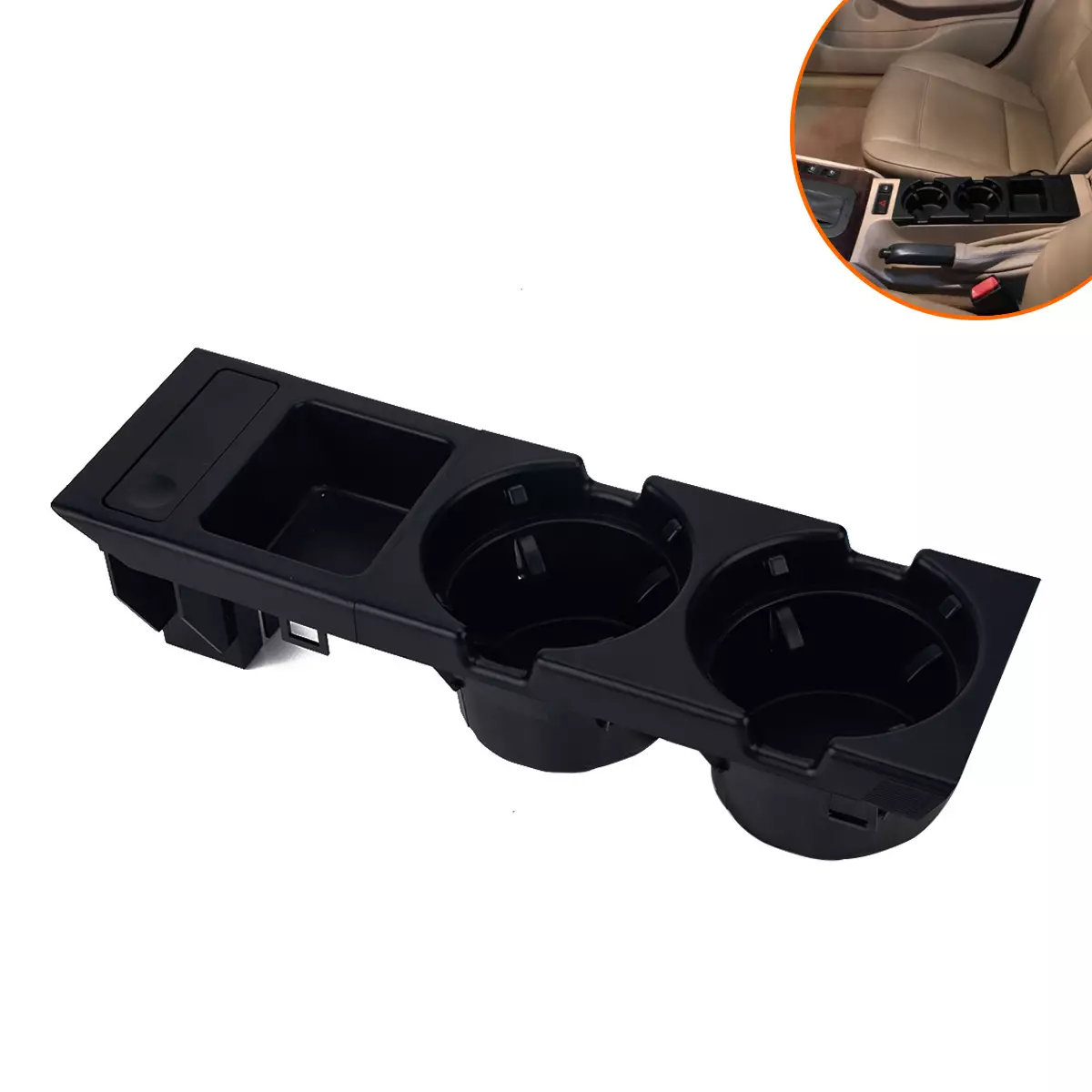 for BMW 3 Series E46 car water cup holder storage box suite set drink water cup holder 51168217953