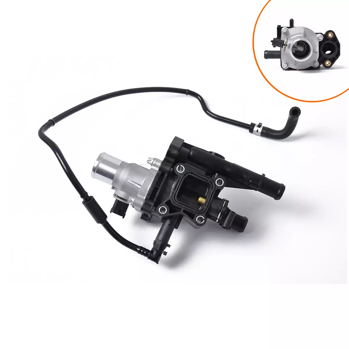 for Chevrolet Cruz cooling system thermostat/thermostat/sensor assembly with a valve hose