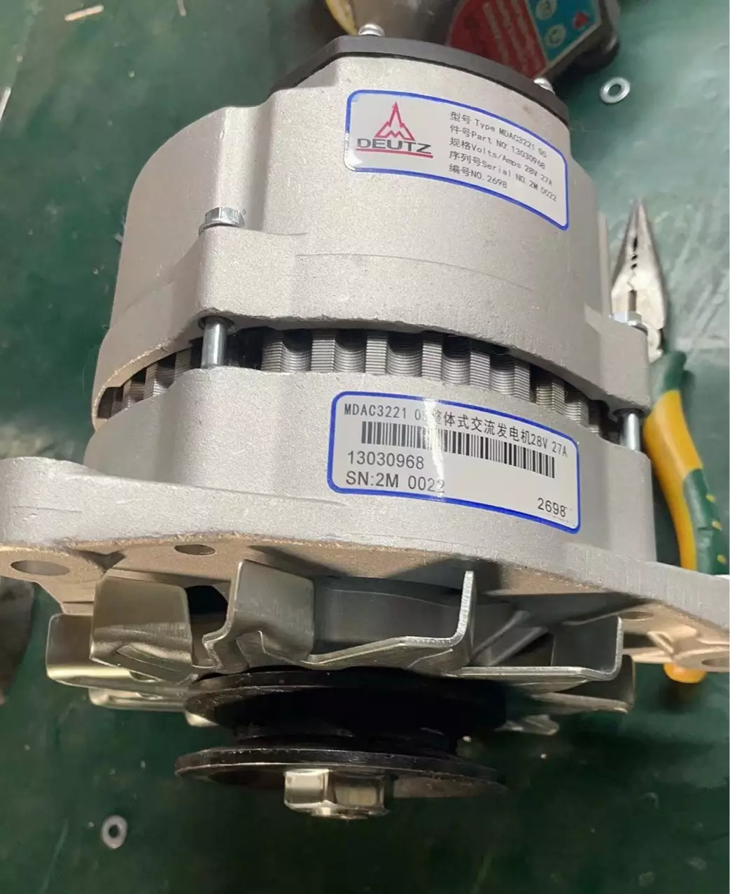 for Weichai Daoshitz generator Petla MDAC3221 generator 13030968 generator 28V