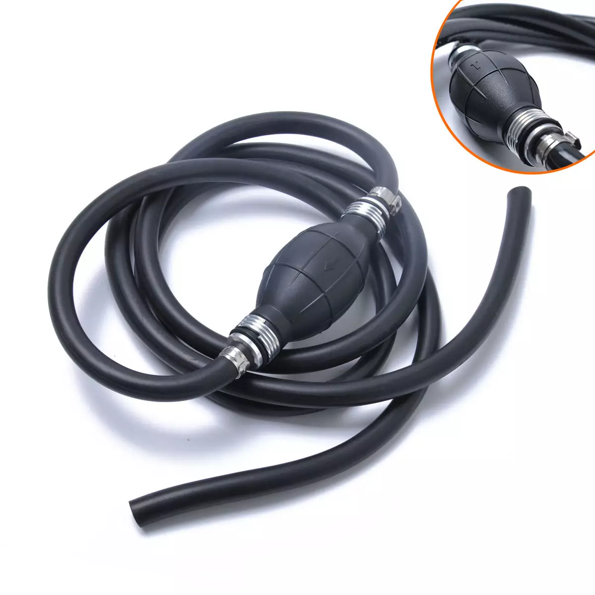 for Yum! Outsideoil tank uniional valve manual pump fuel pipe black rubber pipe