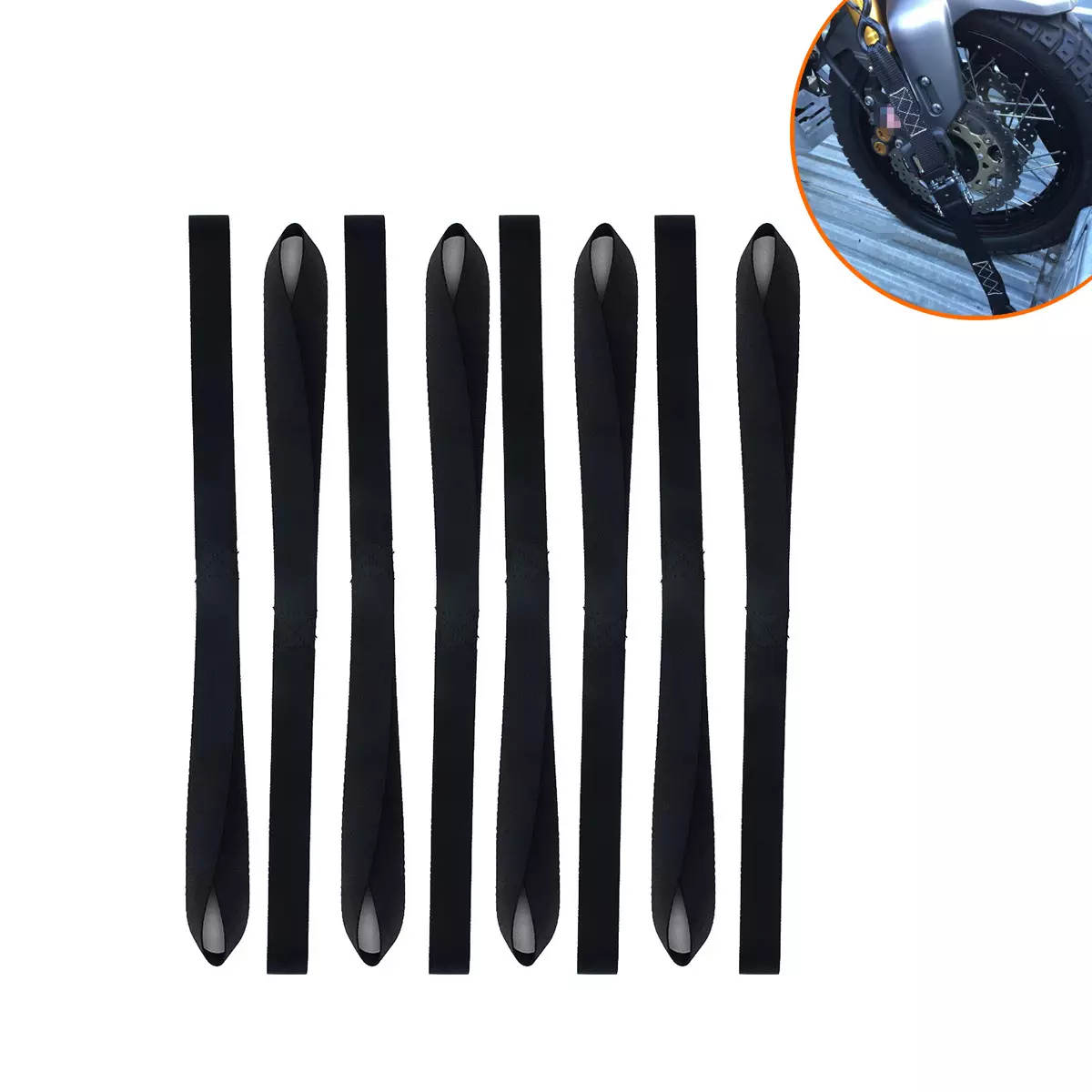 Foreign trade s 8 installed black 46cm beach car motorcycle hook strap binding carts lanyard