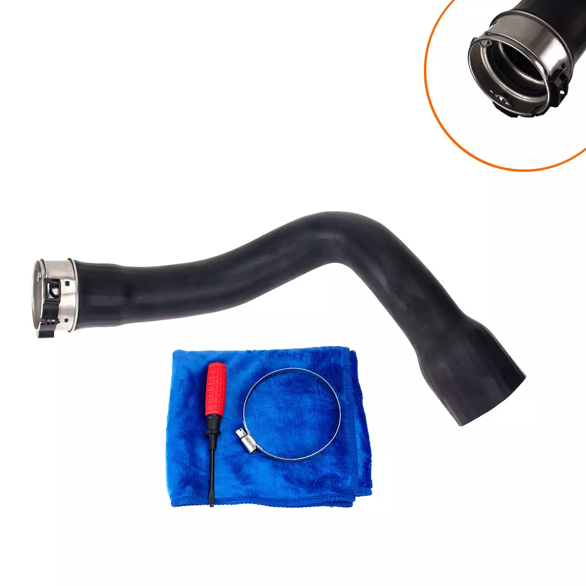 Foreign trade turbocharged hose connecting air intake hose for Obeli Insignia 13242121