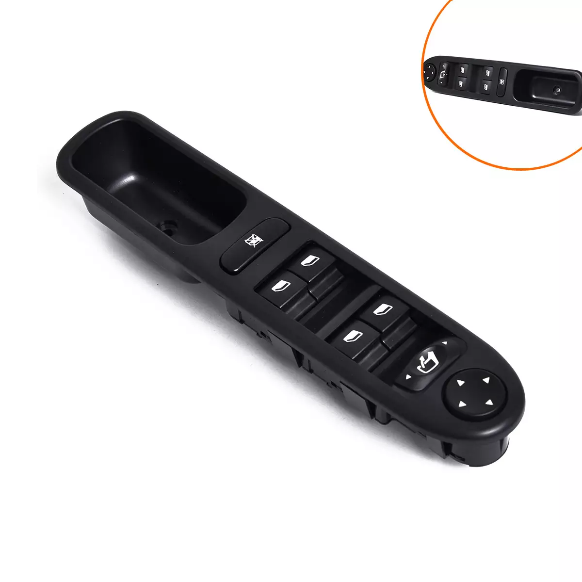 hot-selling-glass lifter switch assembly left front door window electric button-for Peugeot 307