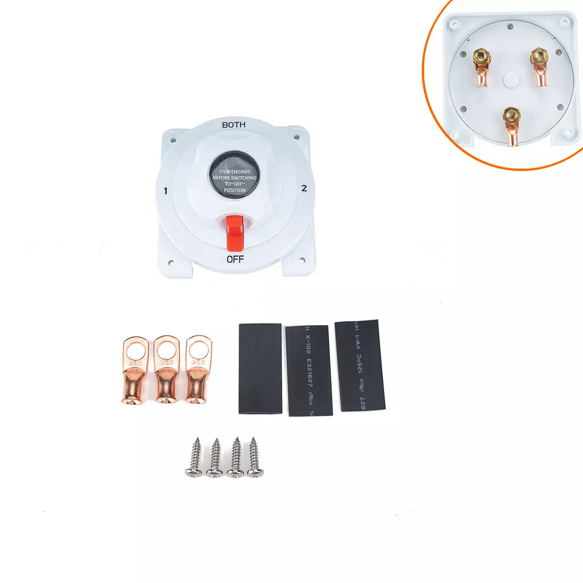 Modification of RV yacht ships with 6-36V high-power power off-power switch four-speed adjustment power protection switch