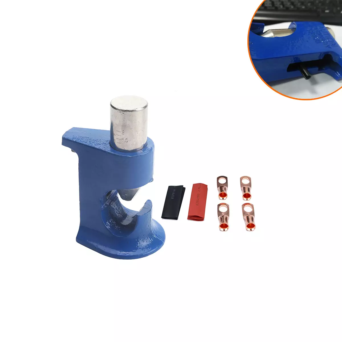 Multi -specification combination of manual pressure wire tongs blue landing hammer pressing tool clamp with copper beauty rules
