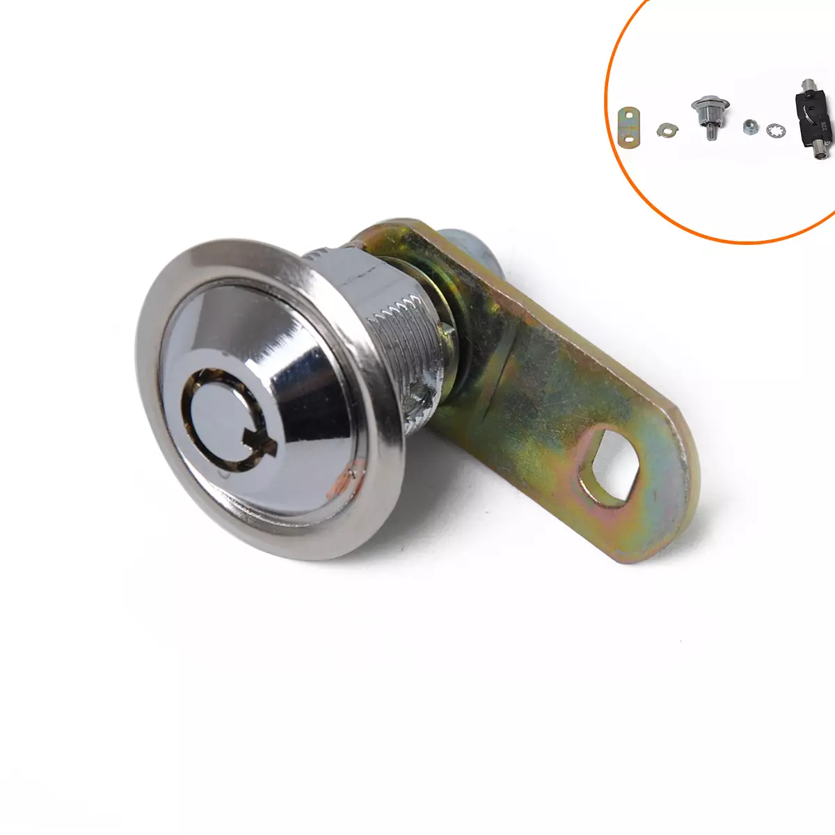 RV electric box lock high -safe tongue lock/tube cam lock electric cabinet lock small round lock round key lock