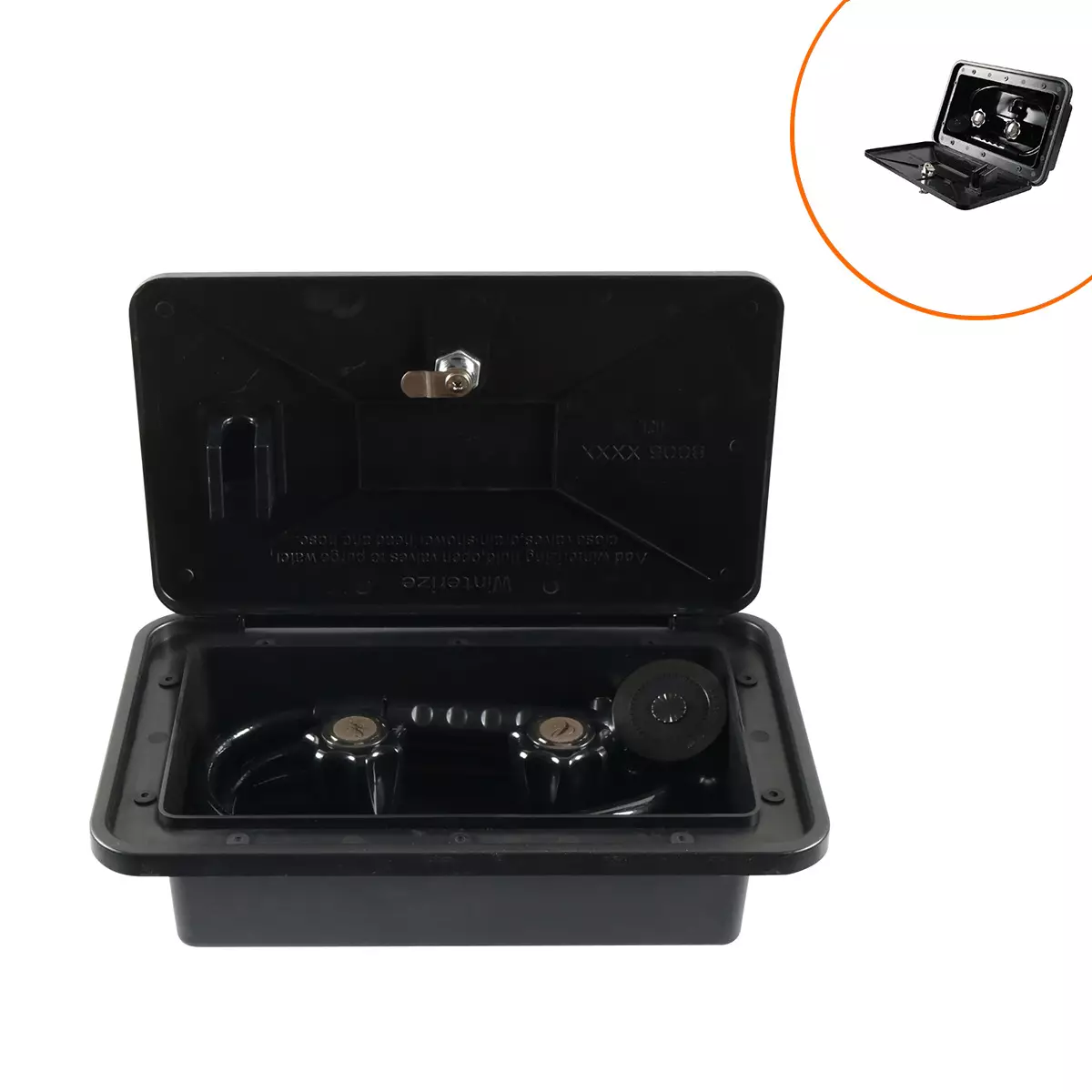 RV external shower box outer shower box Shower shower outdoor shower kit with hose