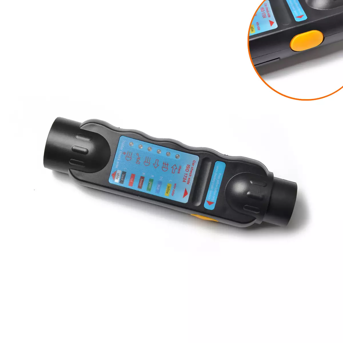 RV trailer 12V resistor tester 7 -hole plug socket connector tester