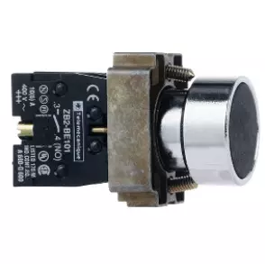 Schneider XB2B metal series button XB2BA22C flat -head button ? 22 spring reset 1NO