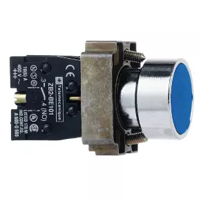 Schneider XB2B metal series button XB2BA61C flat -head button ? 22 spring reset 1NO