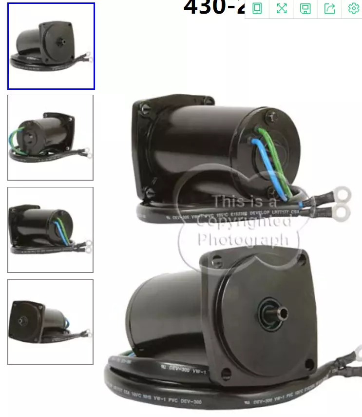 Siller and fine-tuning motor for 38100-87J00-0EP