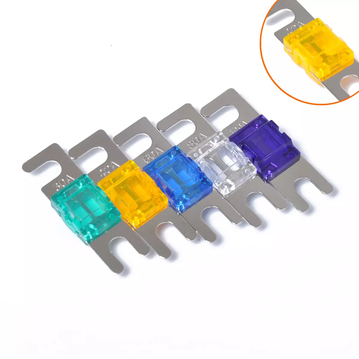 Small car fan puzzle fuse 30/40/60/80/100A AFS for mini ANL fuse